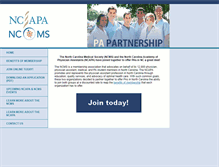 Tablet Screenshot of pa-partnership.templates.ncmedsoc.org