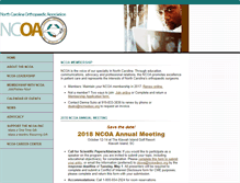 Tablet Screenshot of ncorthopaedics.templates.ncmedsoc.org